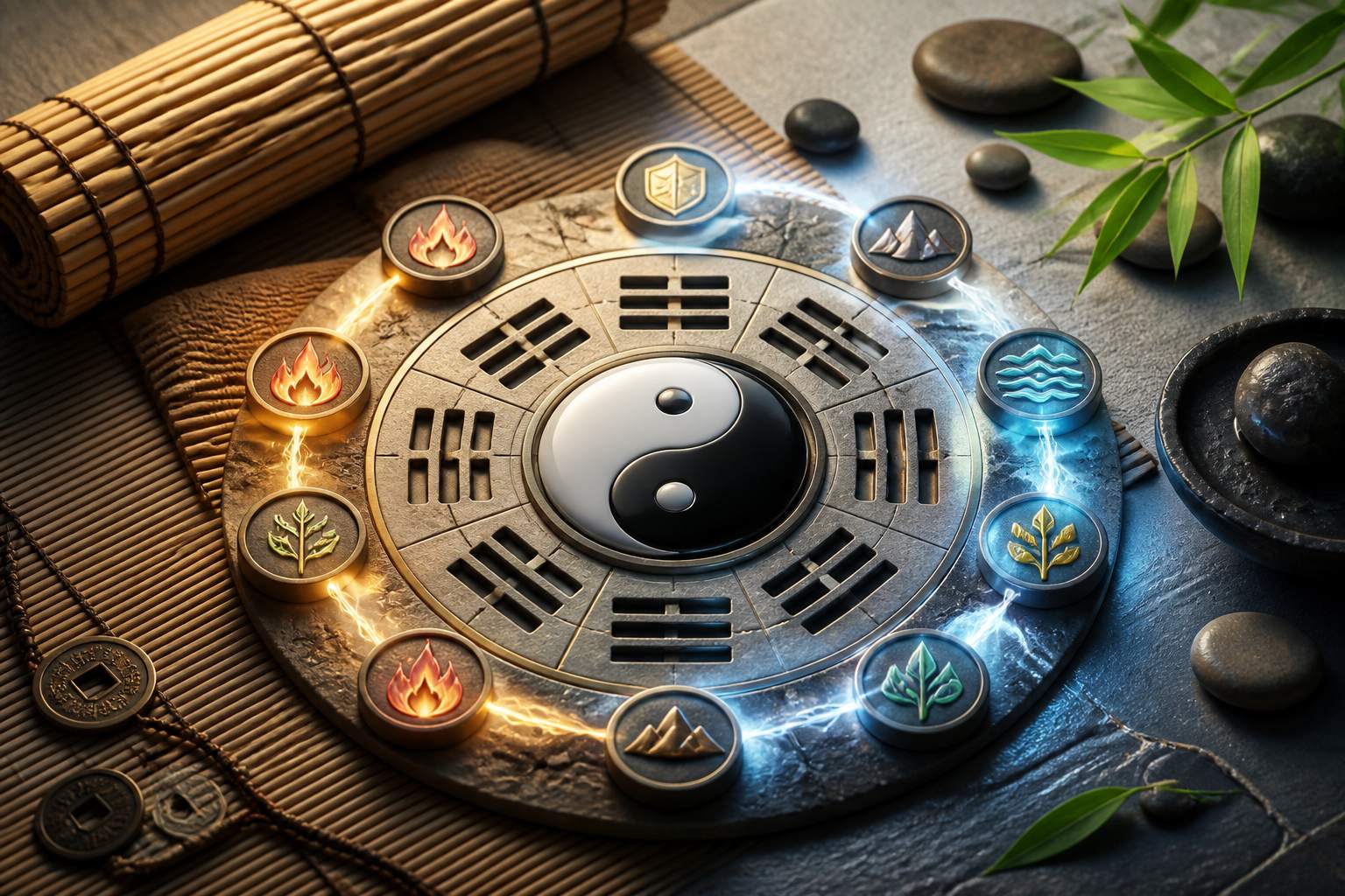 六爻中爻与爻之间的相合相冲是什么