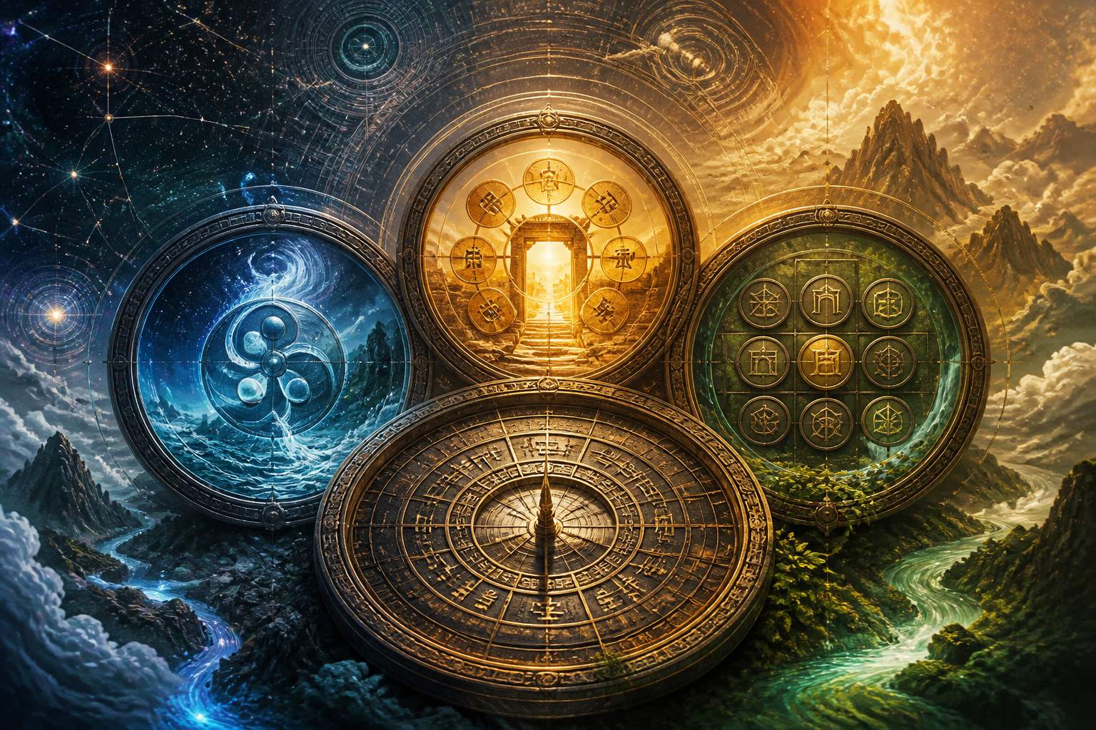 奇门遁甲里的__奇_门_遁甲__分别是什么意思